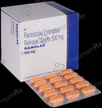 Ranolaz 500mg Tablet SR 15s
