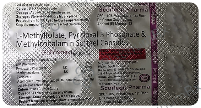 Folicomax Soft Gelatin Capsule 10s