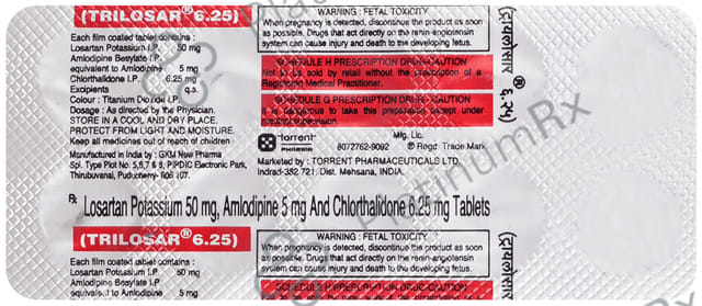 Trilosar 6.25 Tablet 10s