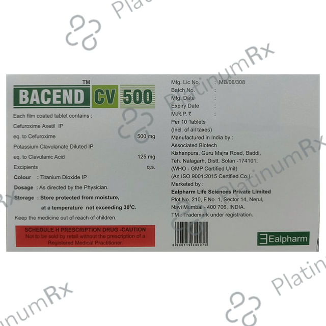 Bacend CV 500 Tablet