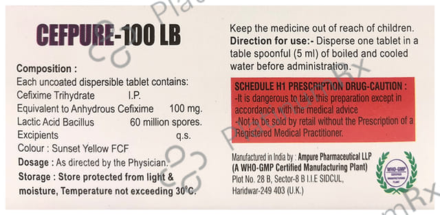 Cefpure 100 LB Tablet