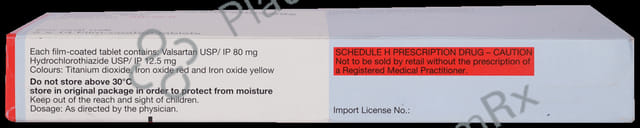 CO Diovan Fct 80mg/12.5mg Tablet 14s