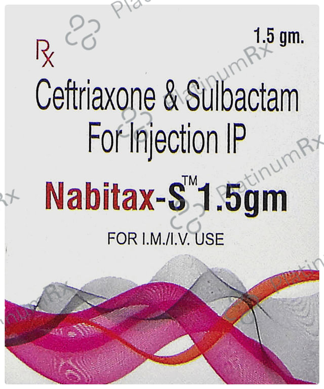 Nabitax S 1000mg/500mg Injection
