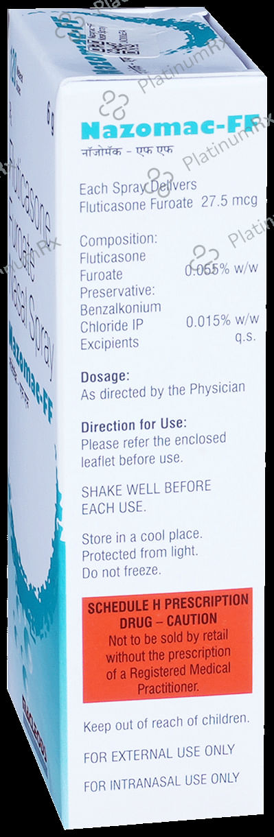 Nazomac FF 27.7mcg Nasal Spray 6gm