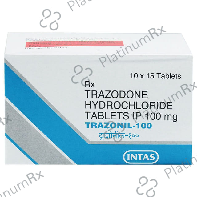 Trazonil 100mg Tablet 15s