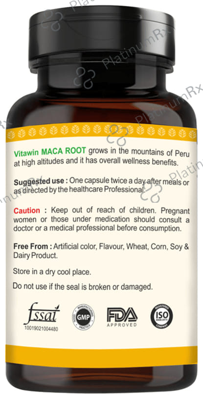 Vitawin Maca Root Vegetarian Capsule