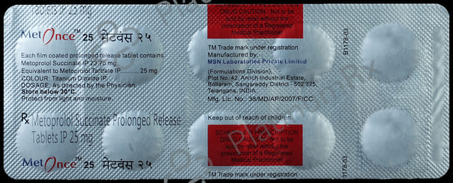Metonce 25mg Tablet PR