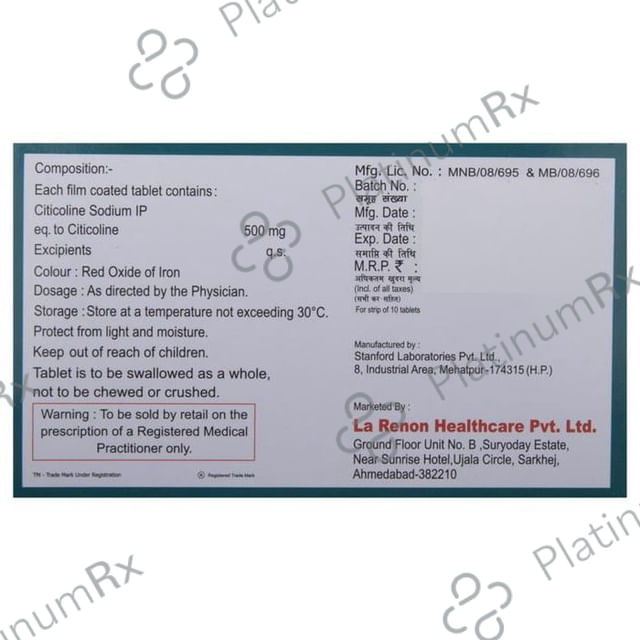 Colihenz 500mg Tablet 10s