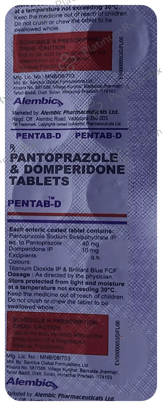 Pentab-D Tablet 10 Tablet