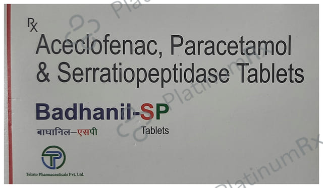 Badhanil SP 100/325/15mg Tablet 10s