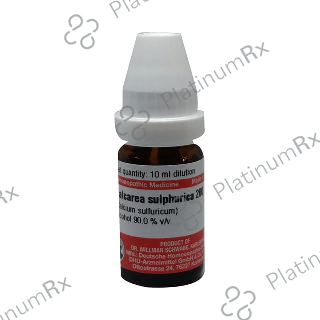 Dr Willmar Schwabe Germany Calcarea Sulphurica Dilution 200