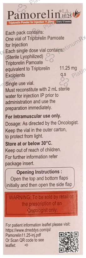 Pamorelin LA 11.25mg Powder for Injection 1s