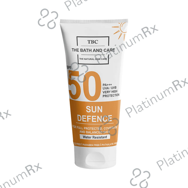TBC The Bath and Care Sun Defence SPF 50 PA+++ Cream 100gm
