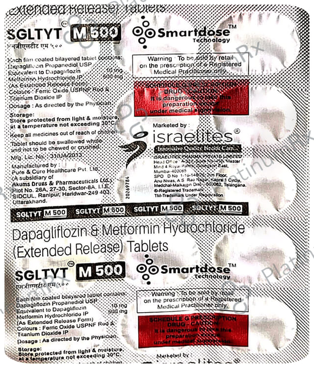 Sgltyt M 500mg Tablet ER 15s