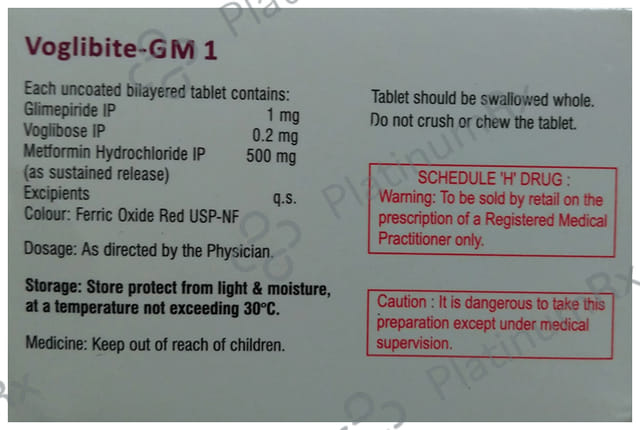 Voglibite GM1 1/500/0.2mg Tablet SR 10s