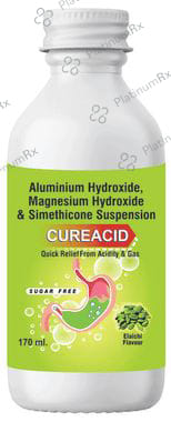 Cureacid Oral Suspension Elaichi Flavour Sugar Free