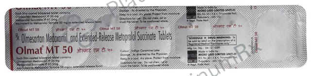 Olmat MT 50/20mg Tablet ER 7s