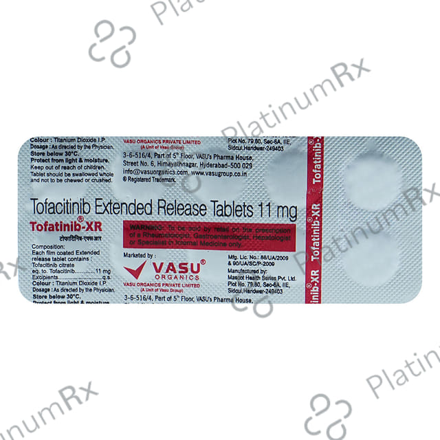 Tofatinib XR 11mg Tablet 10s