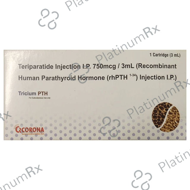Tricium PTH 750mcg Injection 3ml