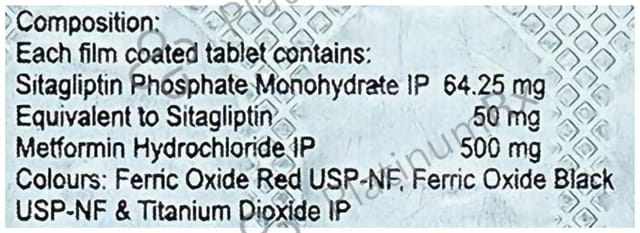 Actsita M 50/500mg Tablet 10s