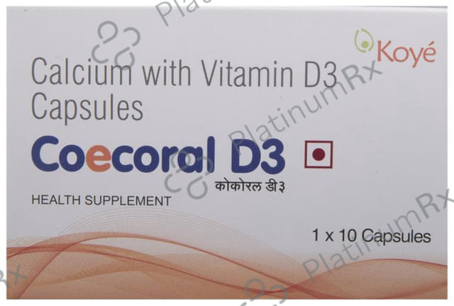 Coecoral D3 Capsule 10s