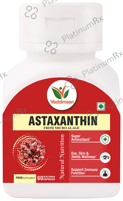 Vaddmaan Astaxanthin Vegetarian Capsule