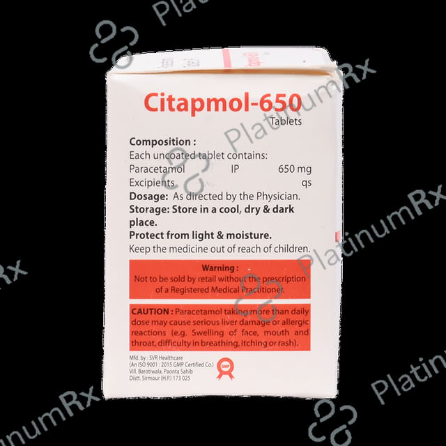 Citapmol 650 Tablet