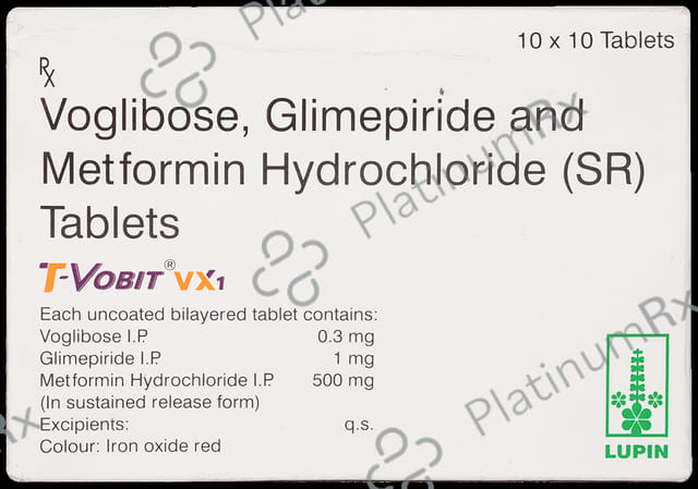 T Vobit VX1 1/500/0.3mg Tablet SR 10s