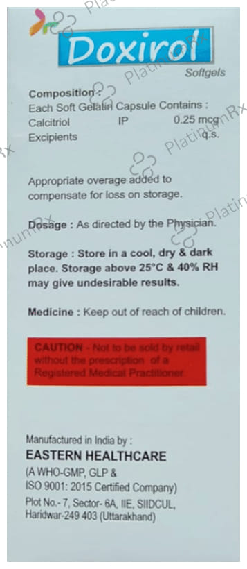 Doxirol Softgel Capsule