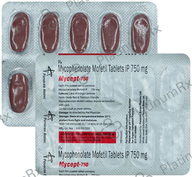 Mycept 750mg Tablet 10s