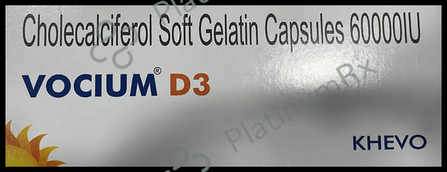 Vocium D3 Soft Gelatin Capsule