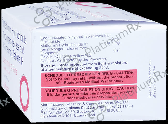 Laformin G Forte 2mg Tablet PR 10s