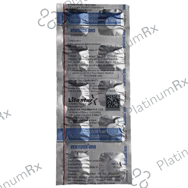 Ventidox Bro 30/400mg Tablet 10s