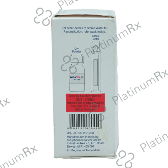 Mox CV 600mg/42.9mg Oral Suspension