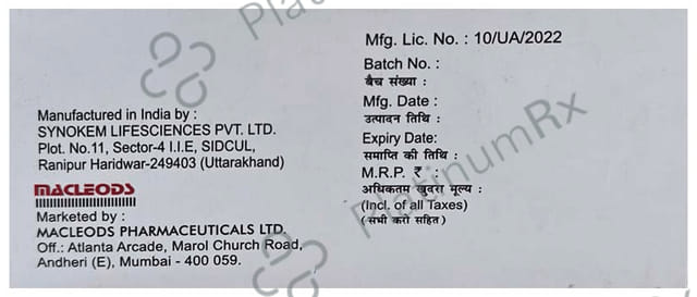 Montemac FX 180/10mg Tablet 10s