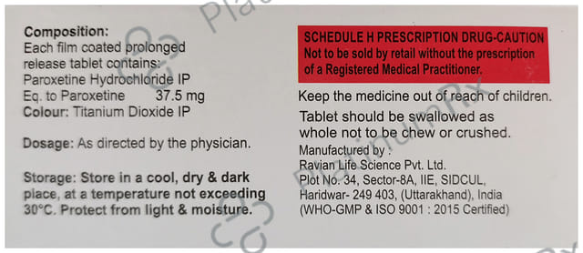 Paroxa PR 37.5mg Tablet 10s