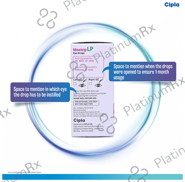 Moxicip LP Eye Drop 5ml
