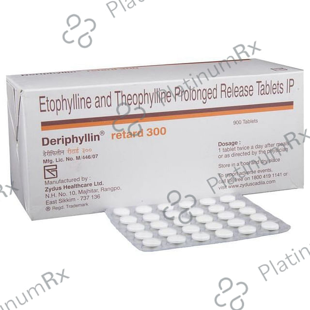 Deriphyllin Retard 231/69mg Tablet PR 30s