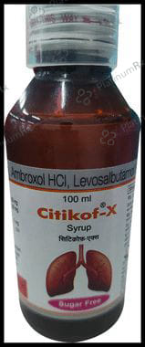 Citikof X Syrup Sugar Free 100ml
