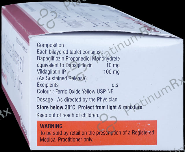 Dapafor V 10mg/100mg Tablet