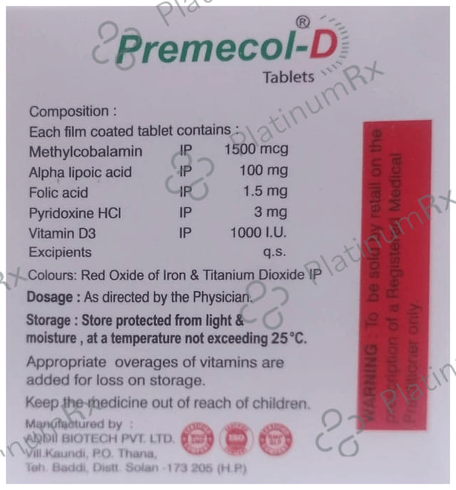 Premecol D Tablet 10s
