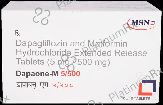 Dapaone M 5mg/500mg Tablet