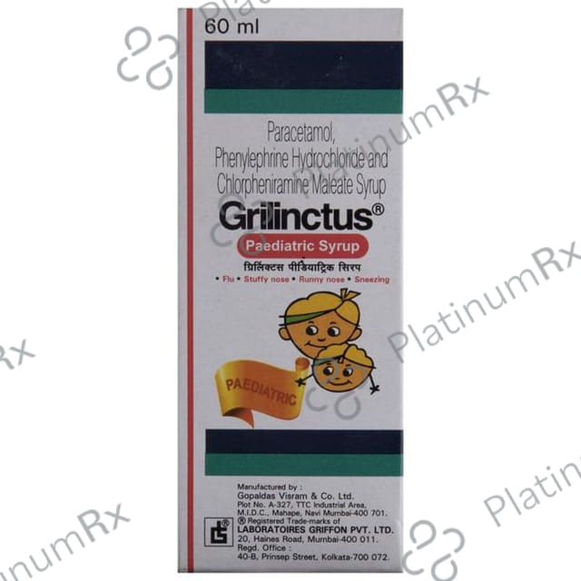 Grilinctus Paediatric Syrup 60ml