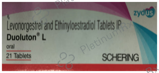 Duoluton L 0.05/0.25mg Tablet 21s