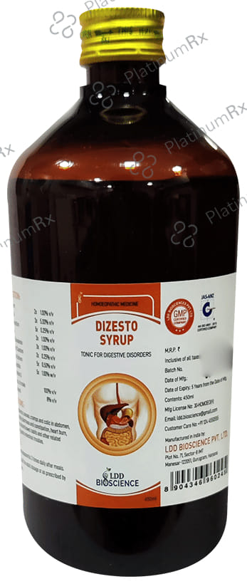 LDD Bioscience Dizesto Syrup 450 ml