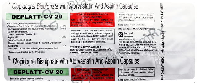 Deplatt CV 20/75/75mg Capsule 15s