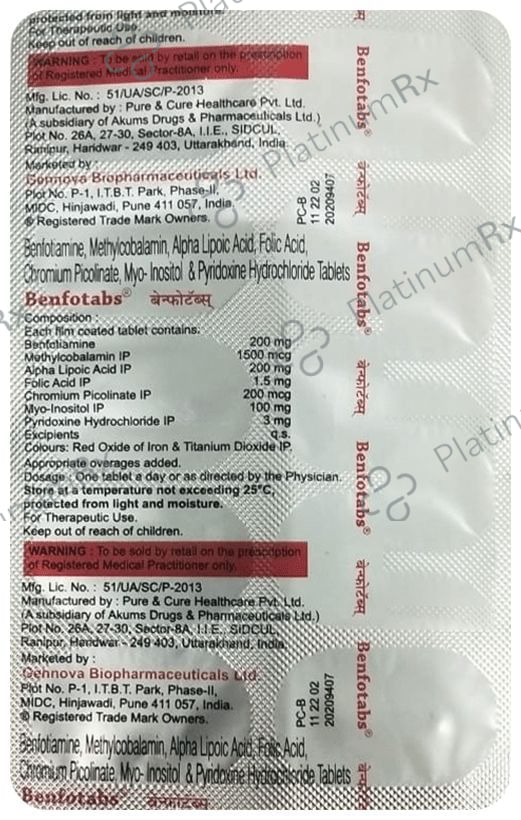 Benfotabs Tablet 10s