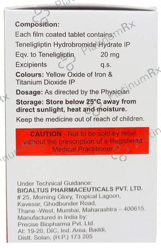 Tenamit 20 Tablet 15 Tablet