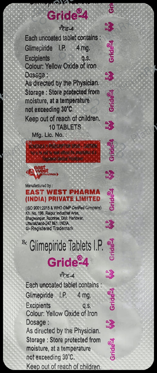Gride 4mg Tablet