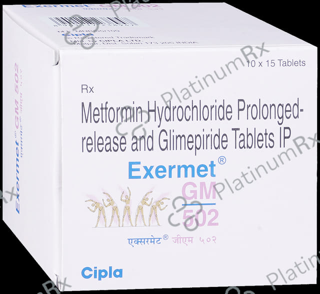 Exermet GM 2/500mg Tablet PR 15s